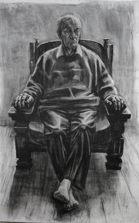 Study for 'Dad' 50"x30"