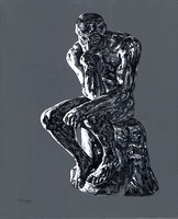 Transciption of Rodin's 'The Thinker'